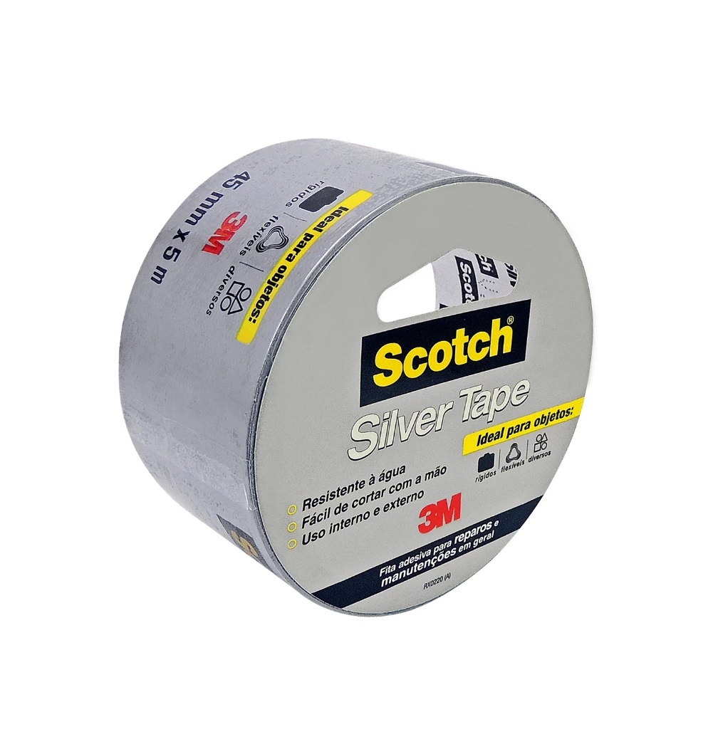 Fita Adesiva Silver Tape 45mm X 5m  3M
