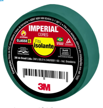 Fita Isolante Imperial 18mm x 10M HB00429...