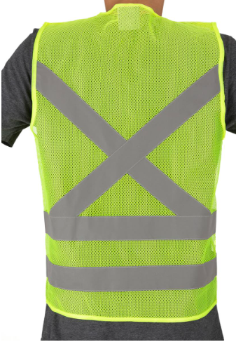 Colete Refletivo 1 Bolso H1-V1S - Amarelo...