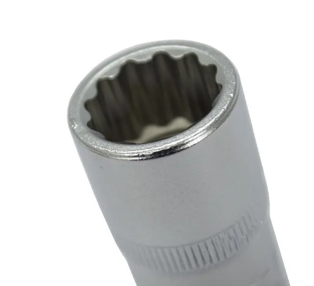 Soquete Estriado 1/2 - 24 MM CRV Com Clip...