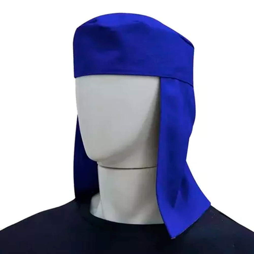 Touca Brim Tipo Arabe Azul Royal -THS