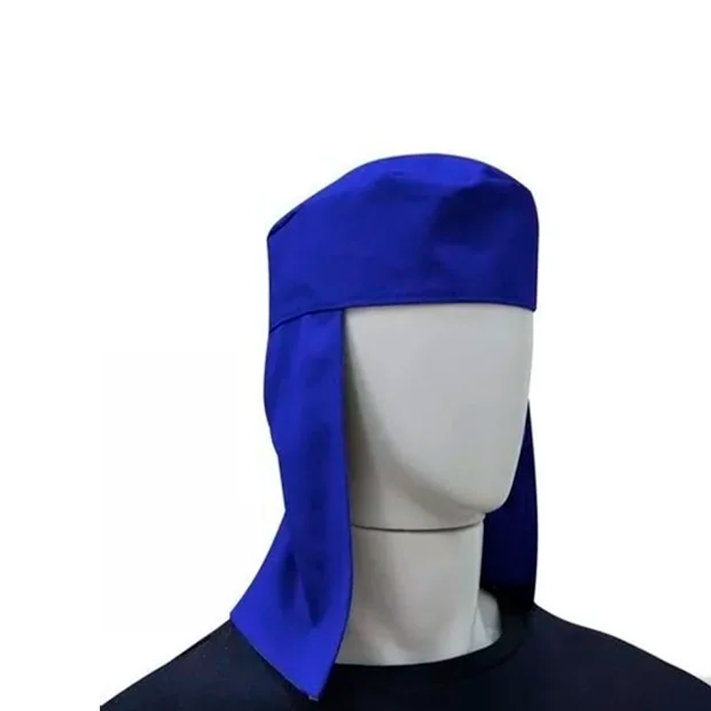 Touca Brim Tipo Arabe Azul Royal -THS