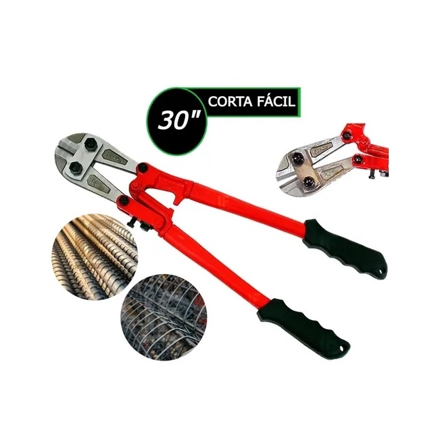 Tesoura Corta Vergalhão Aço Carbono 30 - ...