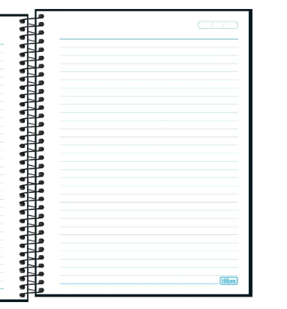 Caderno Aspiral Capa Dura (96 FOLHAS) 1/4...