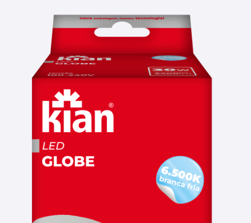 Lâmpada de Led Globo 6500k/BIVOLT - KIAN