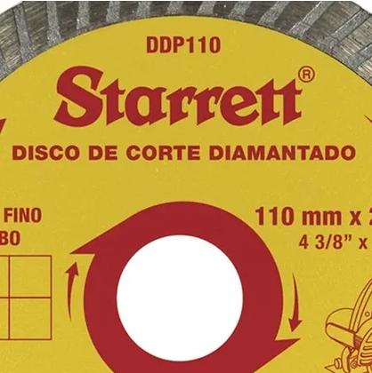 Disco Diamantado Porcelanato - 4.3/8 X 13...