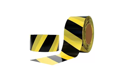 Fita Zebrada 200 Metros Preto e Amarelo -...