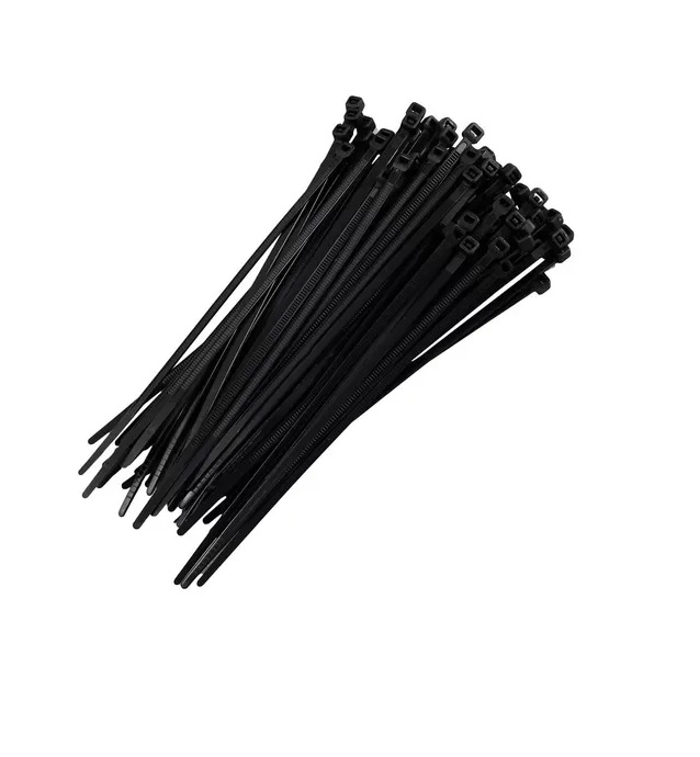 Abraçadeira De Nylon Preto 100 Peças - SP...