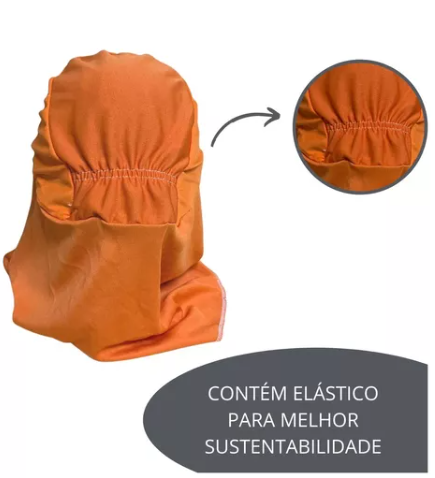 Bone Arabe Helanca Light Laranja EPI CA 2...