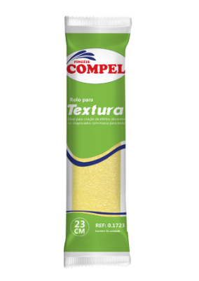 Rolo De Textura Espuma S/ Cabo 23 cm REF:...