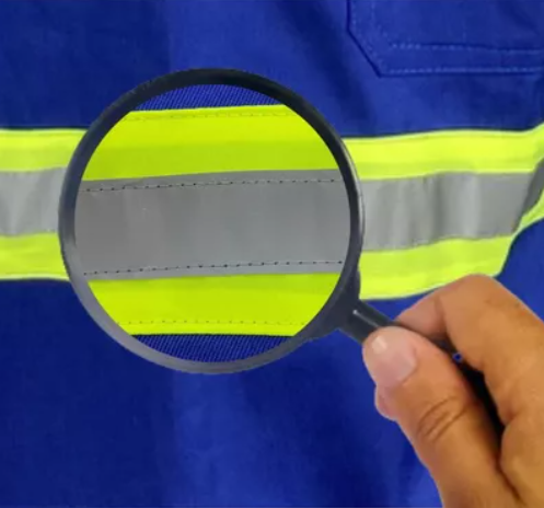 Jaleco Brim Anti Chama NR 10 Cor: Azul Ro...