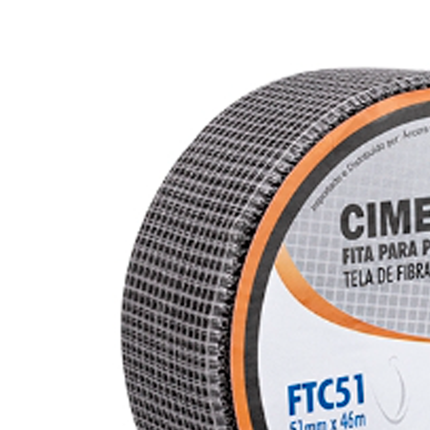 Fita telada Fibra de Vidro Cimentape 102m...