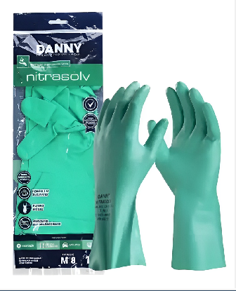 Luva Nitrílica Forrada Nitrasol - Verde -...