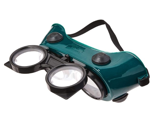 Oculos de Solda Visor Articulado Verde CA...