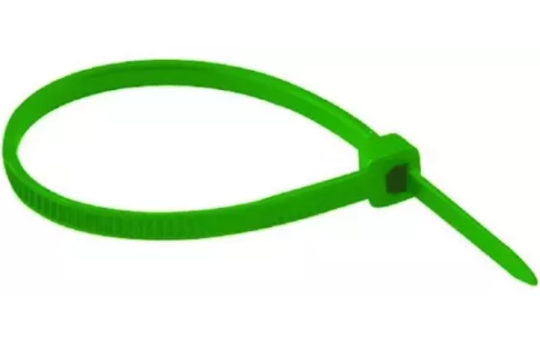 Abraçadeira Nylon (50 Unidades) Cor: Verd...