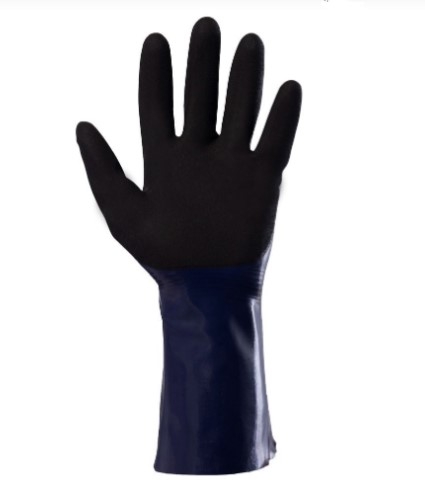 Luva Nitrílica Maxidry - Azul/Preto - CA ...