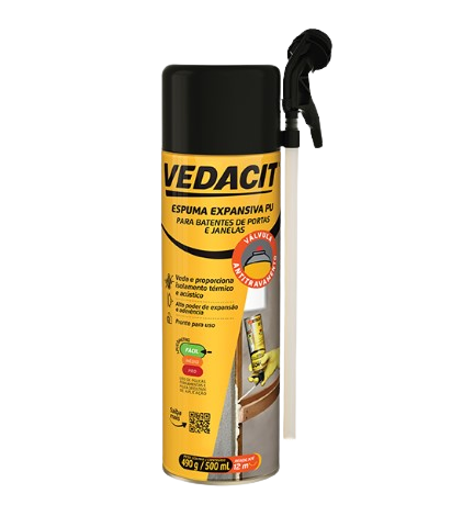 Espuma Expansiva PU 500ml - VEDACIT