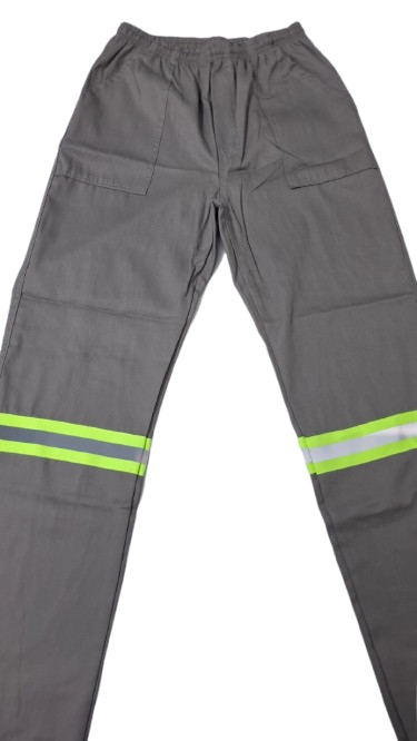 Calça Brim Profissional Leve Elástico Com...
