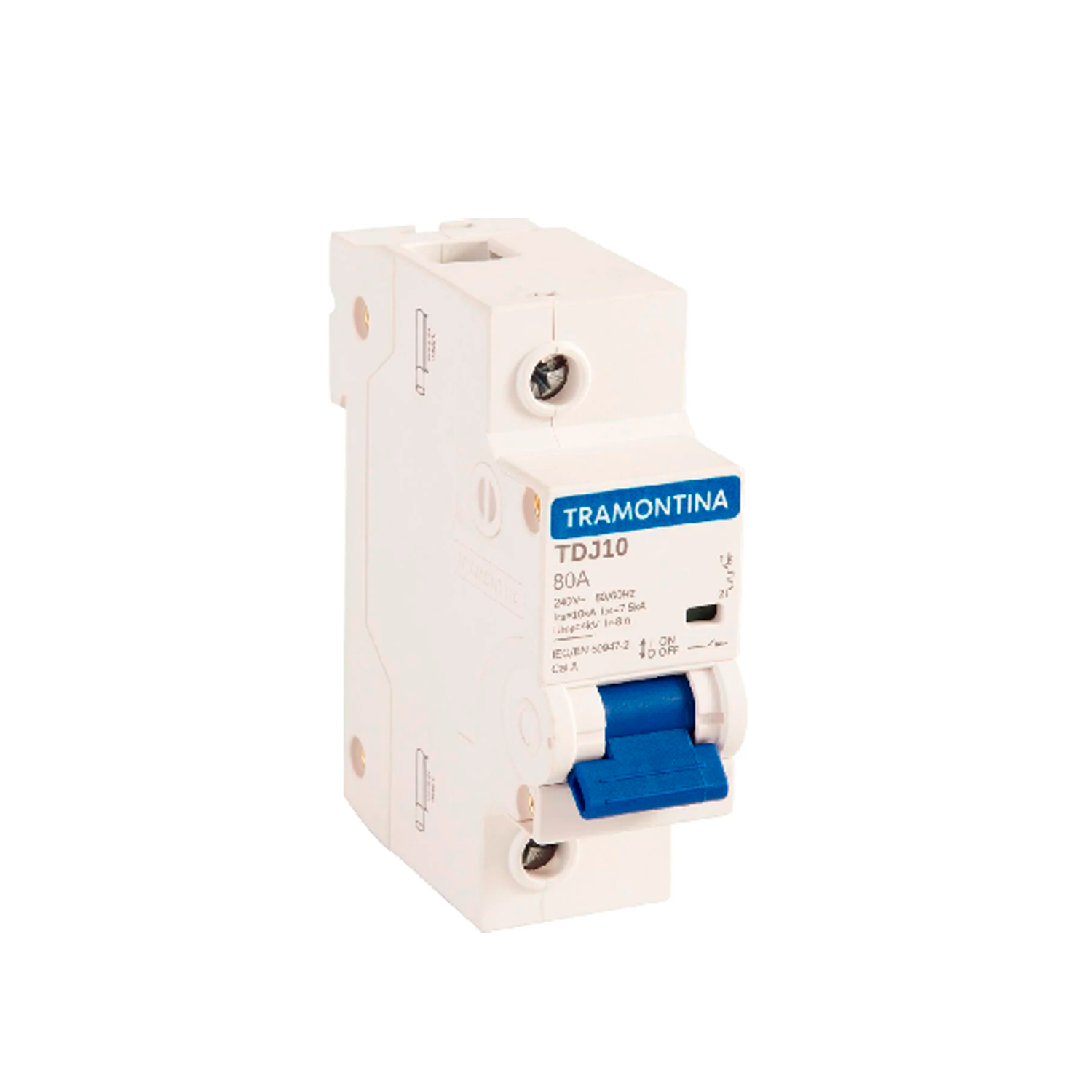 Disjuntor Din Unipopular TDJ10 C-80A 5801...
