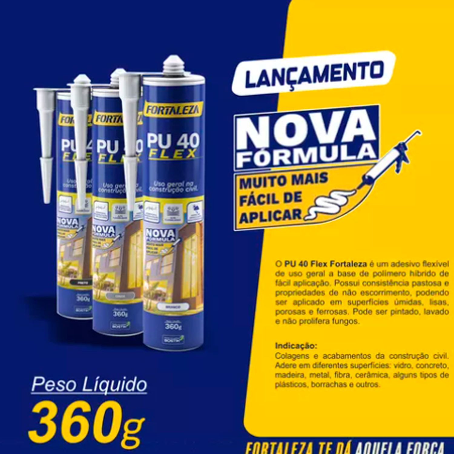 Selante PU 40 Construção Flex 360gr 10184...