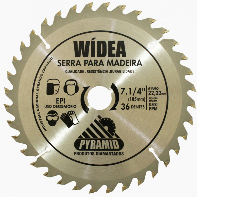 Serra Circular WIDEA 7.1/4 - 185 X 20 X 3...