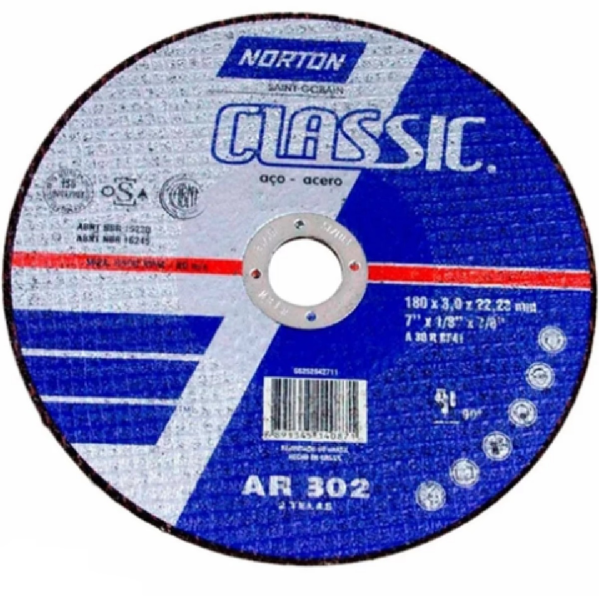 Disco Corte Ferro/Inox Classic - AR302 - ...