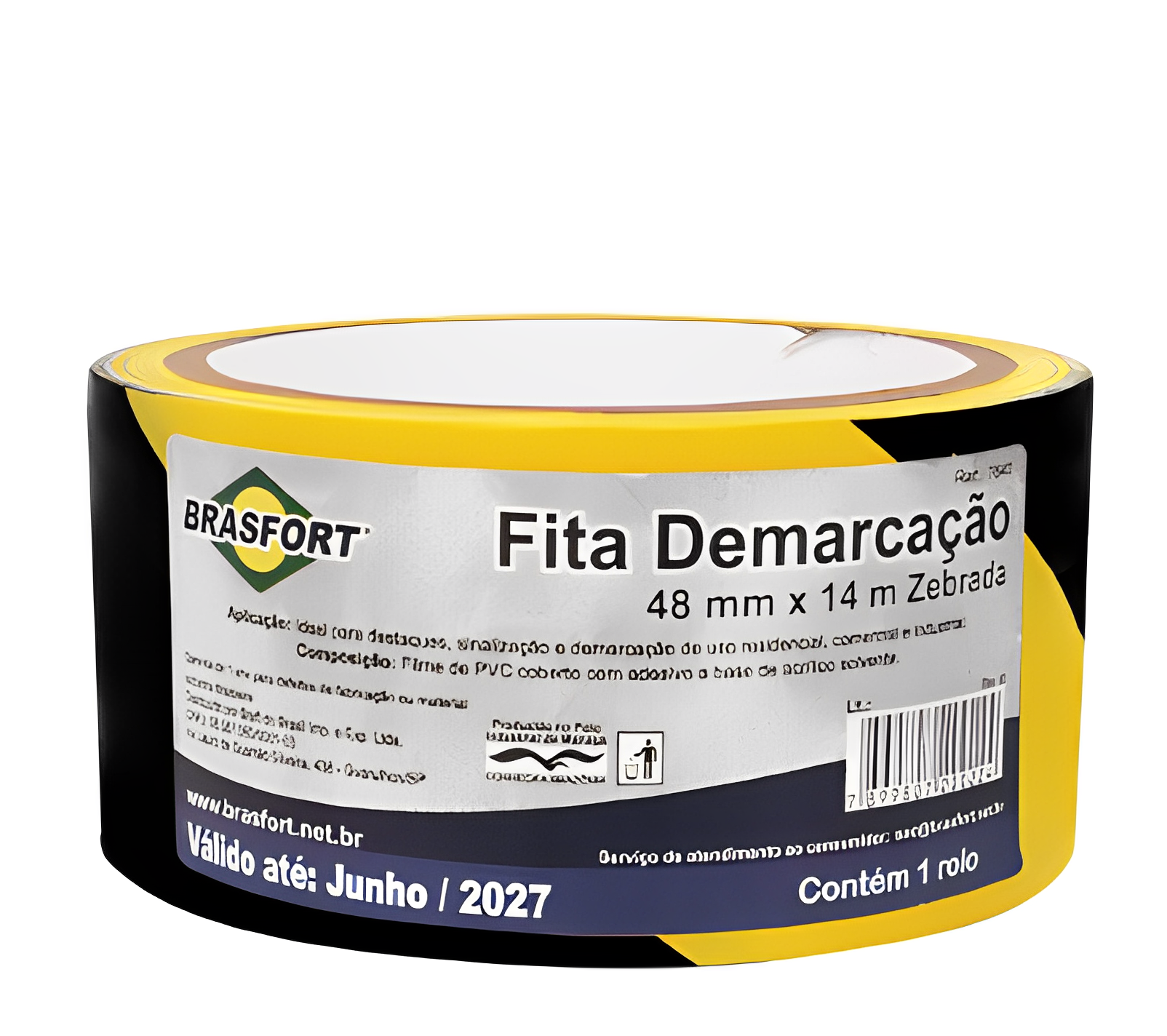 Fita Adesiva P/ Demarcação De Solo - 48MM...