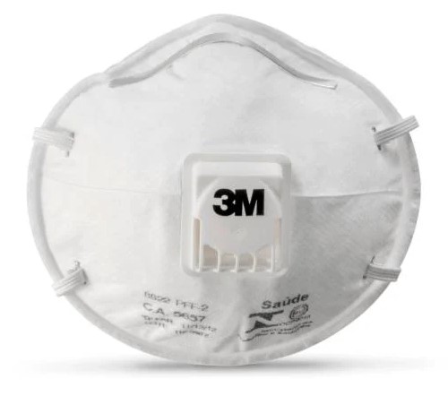 Máscara Respirador PFF2 C/ Válvula - 3M