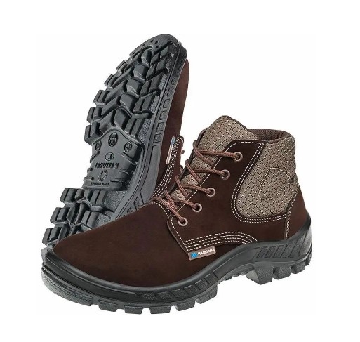 Bota Nobuck Composite Antiperfuro Café CA...