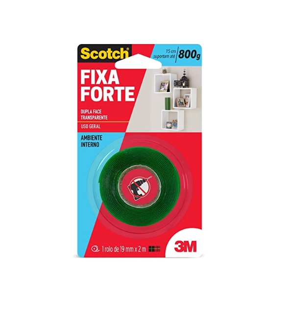 Fita Dupla Face (SCOTCH FIXA FORTE) - 3M