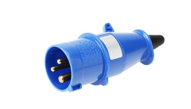 Plug NEWKON 2P+T IP44 250V/32A/6H - Azul ...