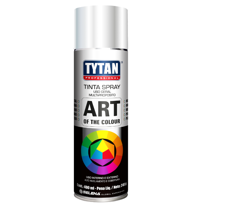 Tinta Spray Uso Geral 400ml/240gr COR: Br...