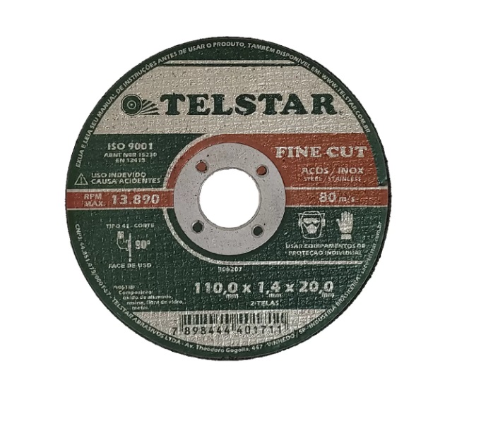 Disco Corte Fine Cut Inox / Ferro 4.1/2