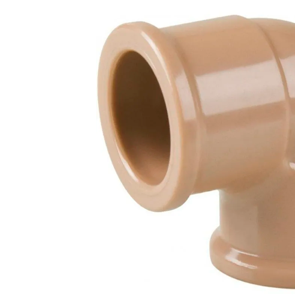 Cotovelo/Joelho 90° Soldável 19mm Marrom ...