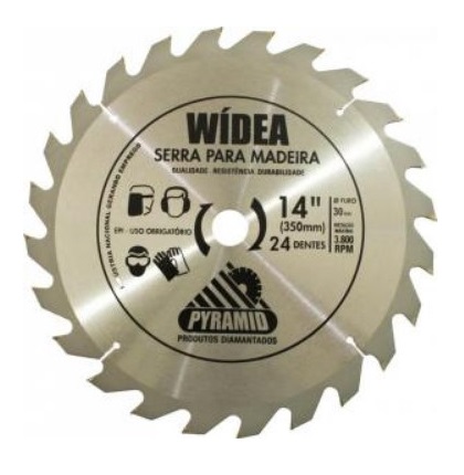 Serra Circular WIDEA 14 - 350 X 30 X 24D ...