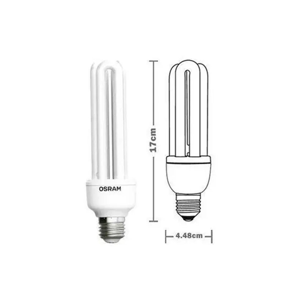 Lâmpada Compacta 3U 23W 6500K 110V Osram