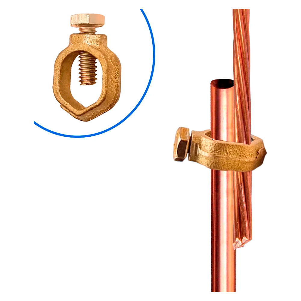 Conector Haste Terra 1/2" x 5/8" Tecmel