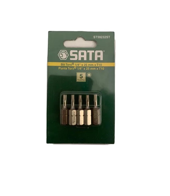 Ponta Bits TORX Com 5 Unidades 1/4 x 25mm...