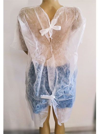 Avental Descartavel TNT Branco C/10 Peças...