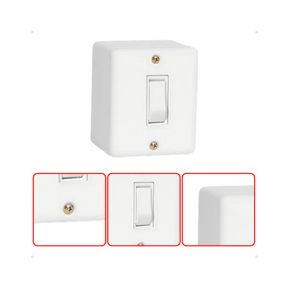 Conjunto 1 Interruptor Simples C/ Caixa 2...