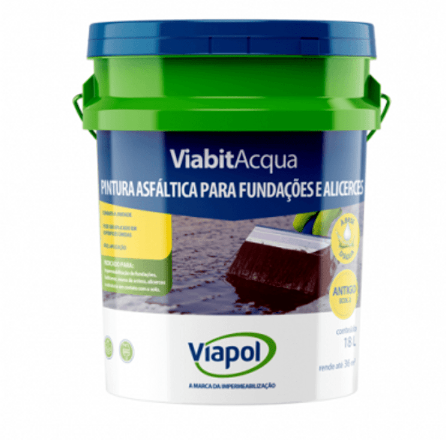 Pintura Asfaltica Viabit Acqua 18L  V0311...