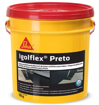 Igolflex 18 L - Preto - SIKA