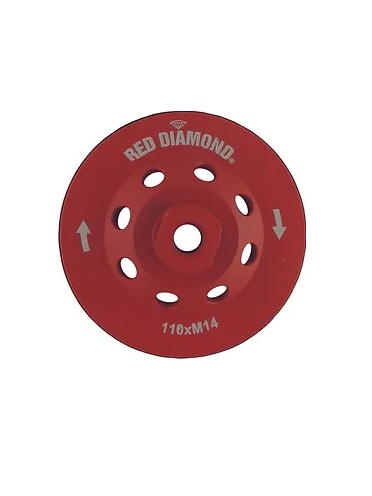 Rebolo De Desbate DIAMANTADO 180 mm x M14...