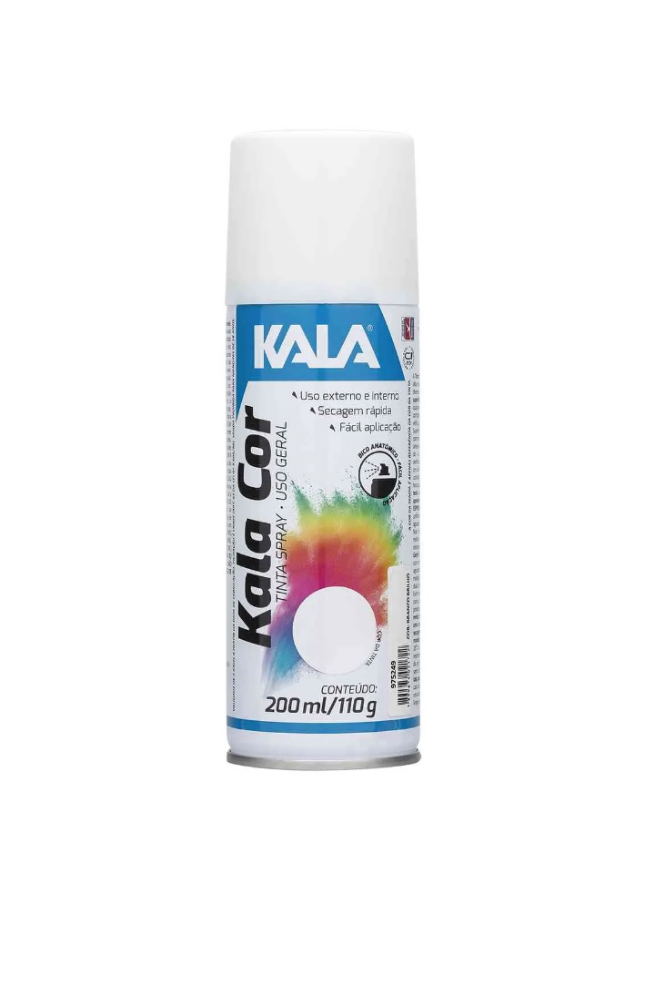 Tinta Spray Branco BRILHANTE 350 ML Uso G...