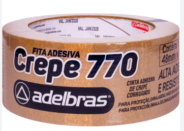 Fita Crepe Kraft Corrugada 48 X 50 m REF:...