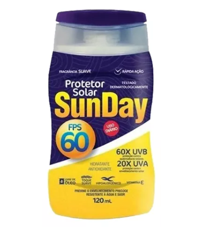 Protetor Solar 60 X UVB/ 20 X UVA FPS-60 ...