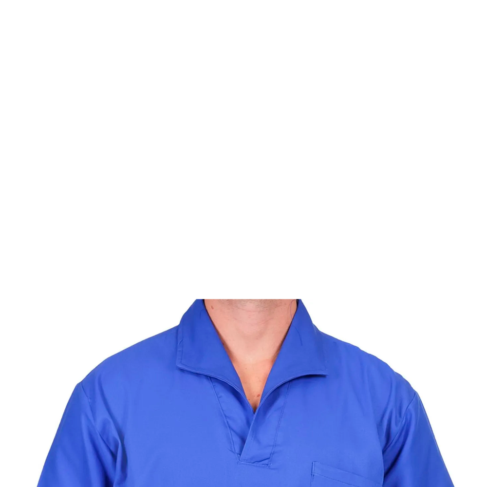 Camisa Brim Premium Plus Manga Longa Azul...