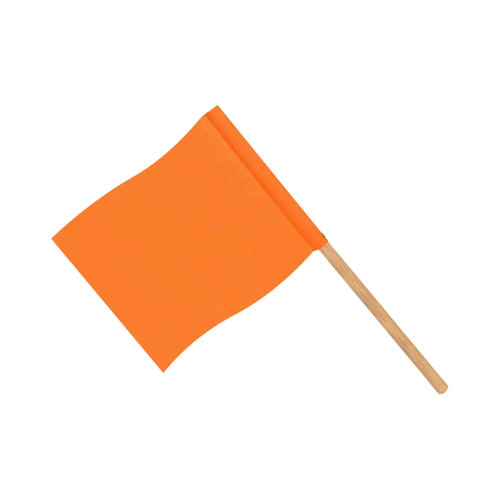 Bandeirola de Sinalização Laranja 30x35cm...