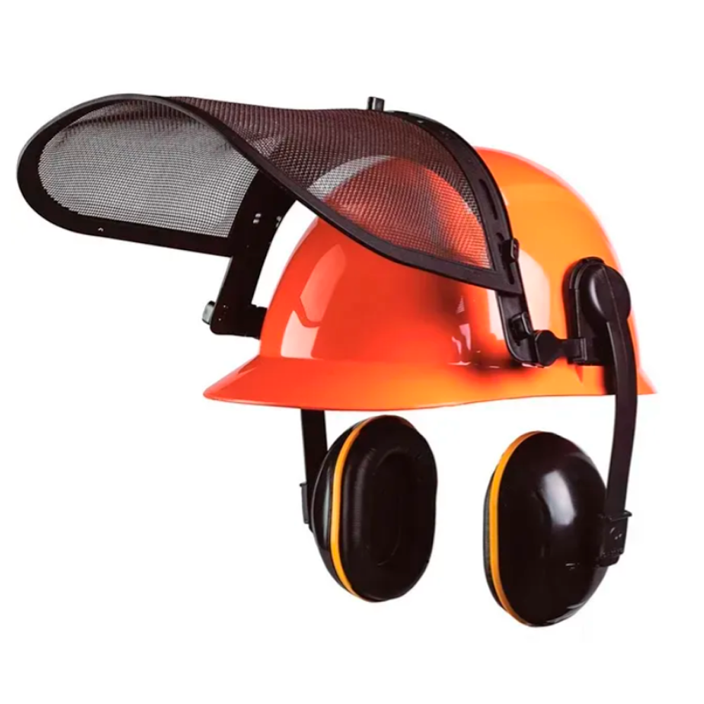 Kit Roçador Protetor Facial com Suporte U...