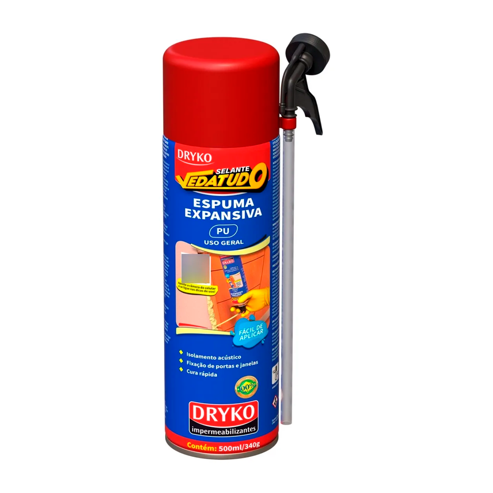 Espuma Expansiva PU Vedatudo 500ML/340GR ...